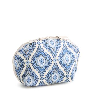 Large Dome Cosmetic Cambridge blues in Premium cotton
