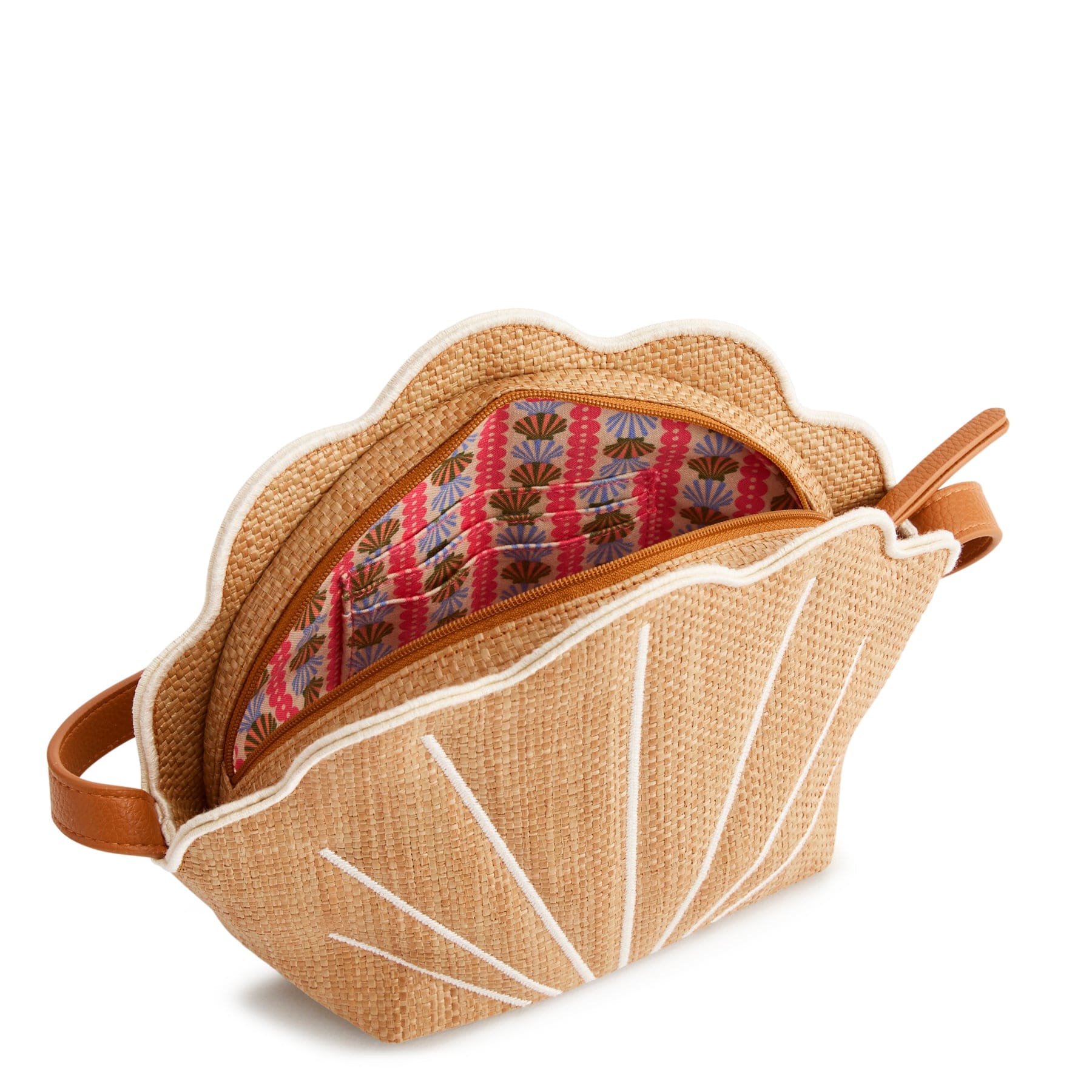 Shell Crossbody Shells in Woven faux straw - Image 4