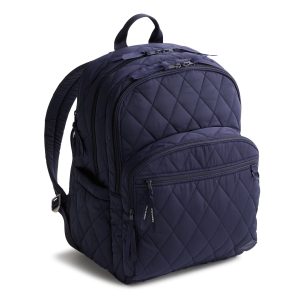 Large Bancroft Backpack Peacoat in Performance twill