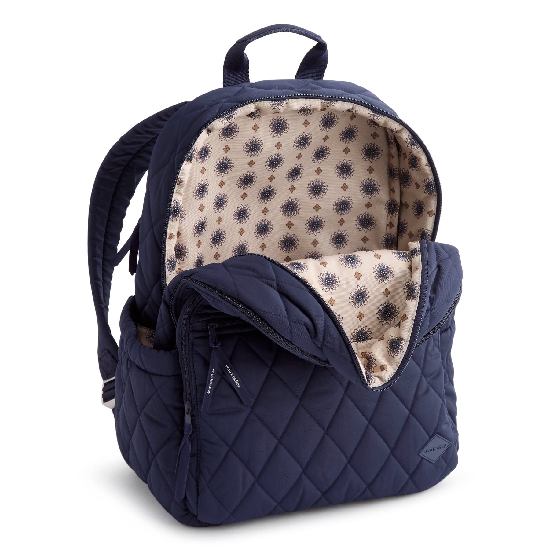 Large Bancroft Backpack Peacoat in Performance twill - Image 3