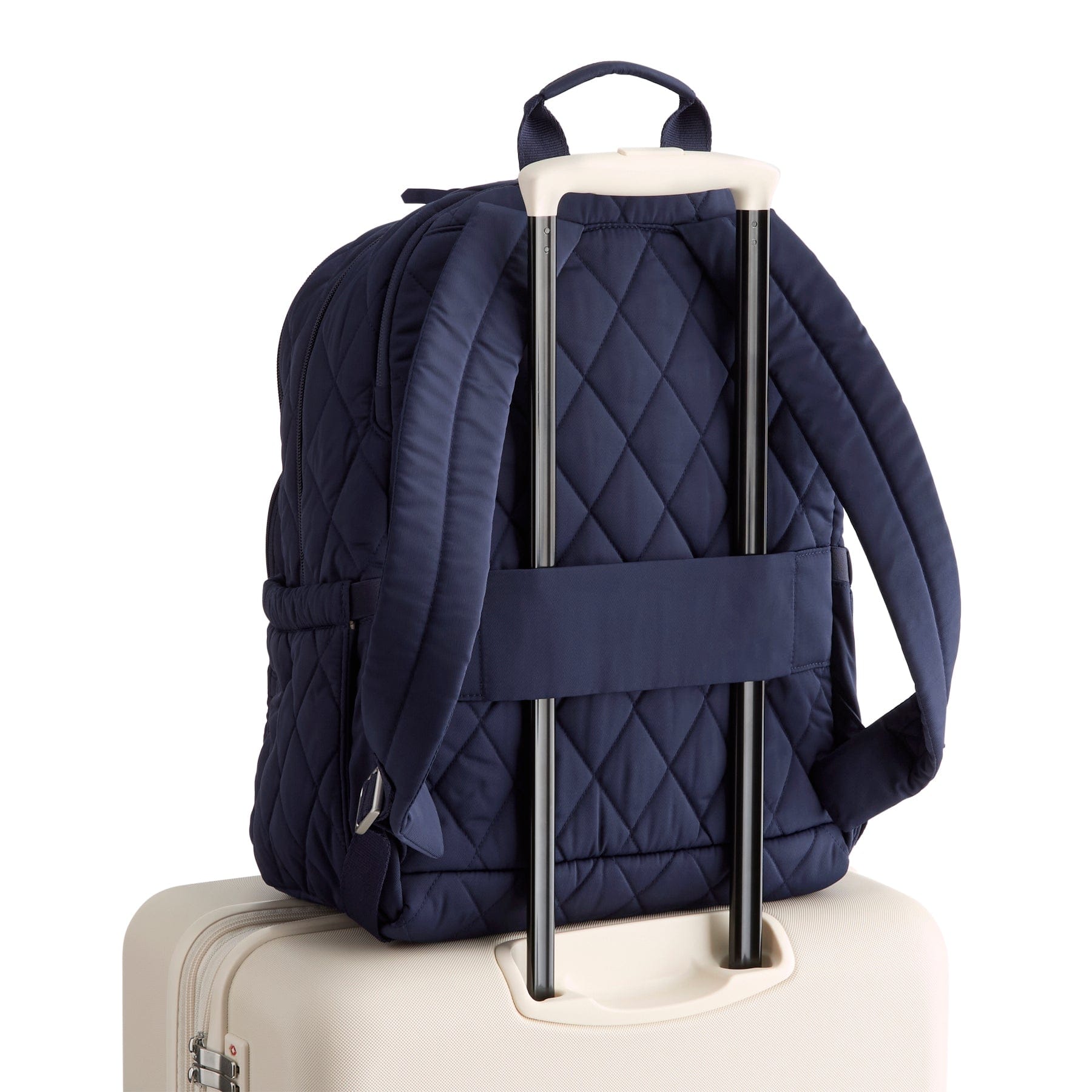 Large Bancroft Backpack Peacoat in Performance twill - Image 6