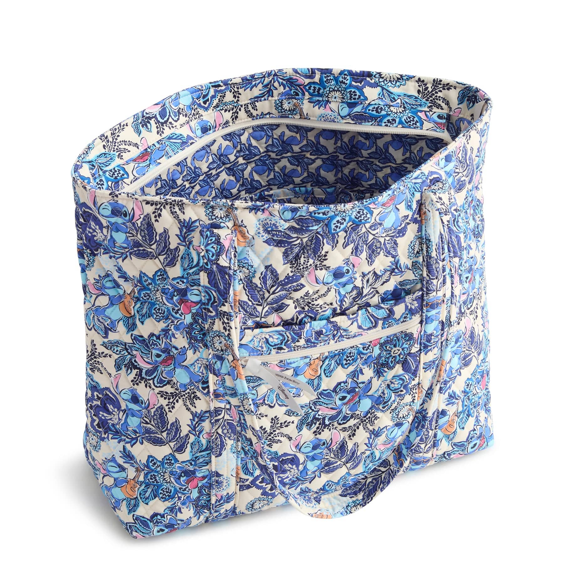 Disney Original Vera Tote Stitch leafy blooms in Premium cotton - Image 3