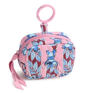 Disney Zip Earbud Bag Charm Surfboard stitch in Premium cotton