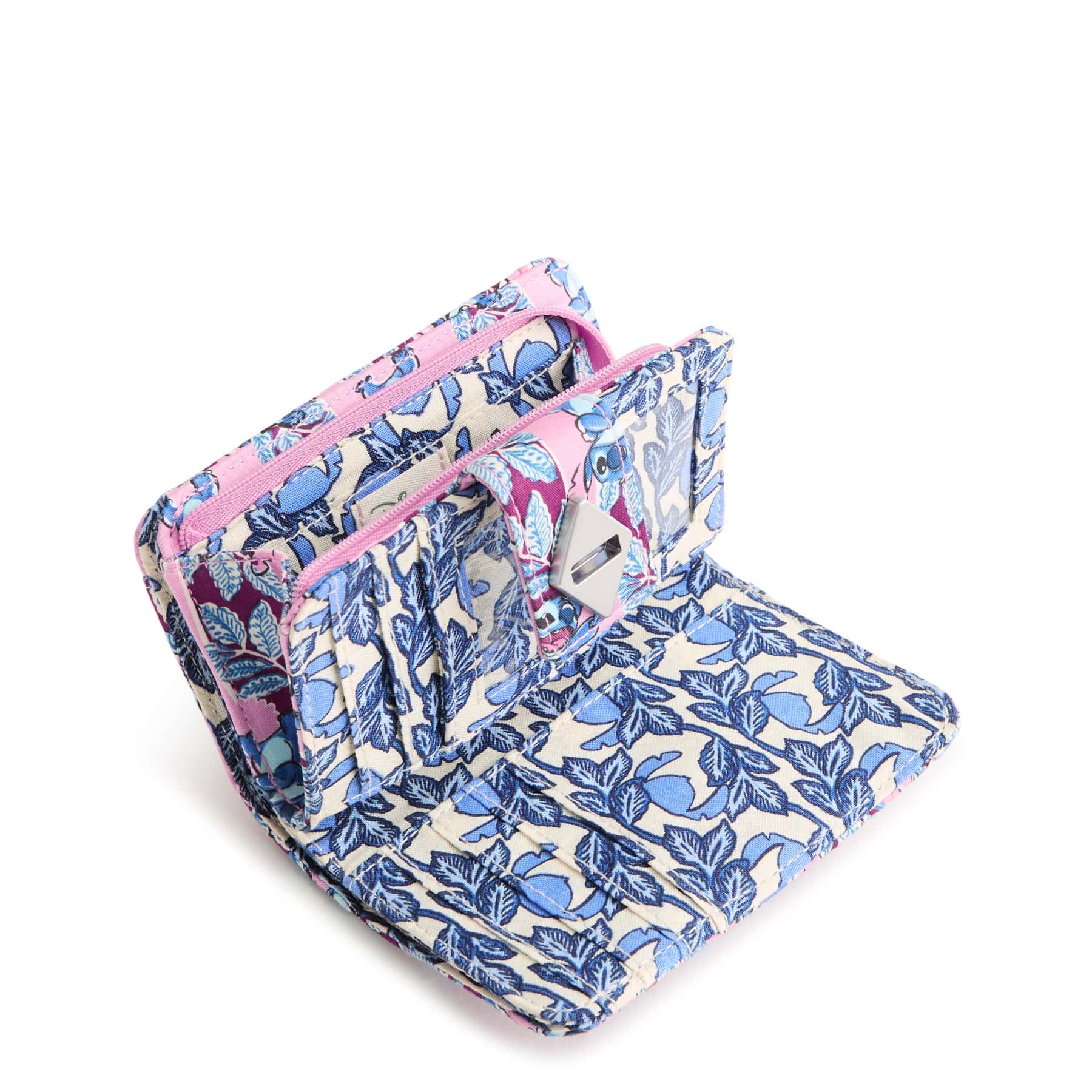 Disney Small Turnlock Wallet Surfboard stitch in Premium cotton - Image 3