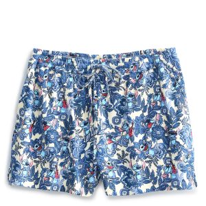 Disney Pajama Shorts Stitch leafy blooms in Cotton