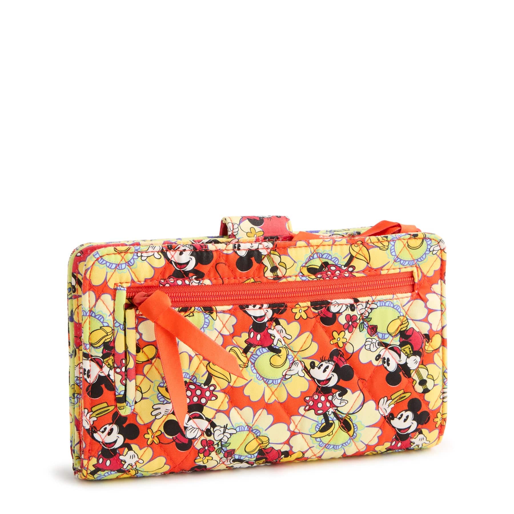 Disney Turnlock Wallet Mickey and minnie petal floral in Premium cotton - Image 2