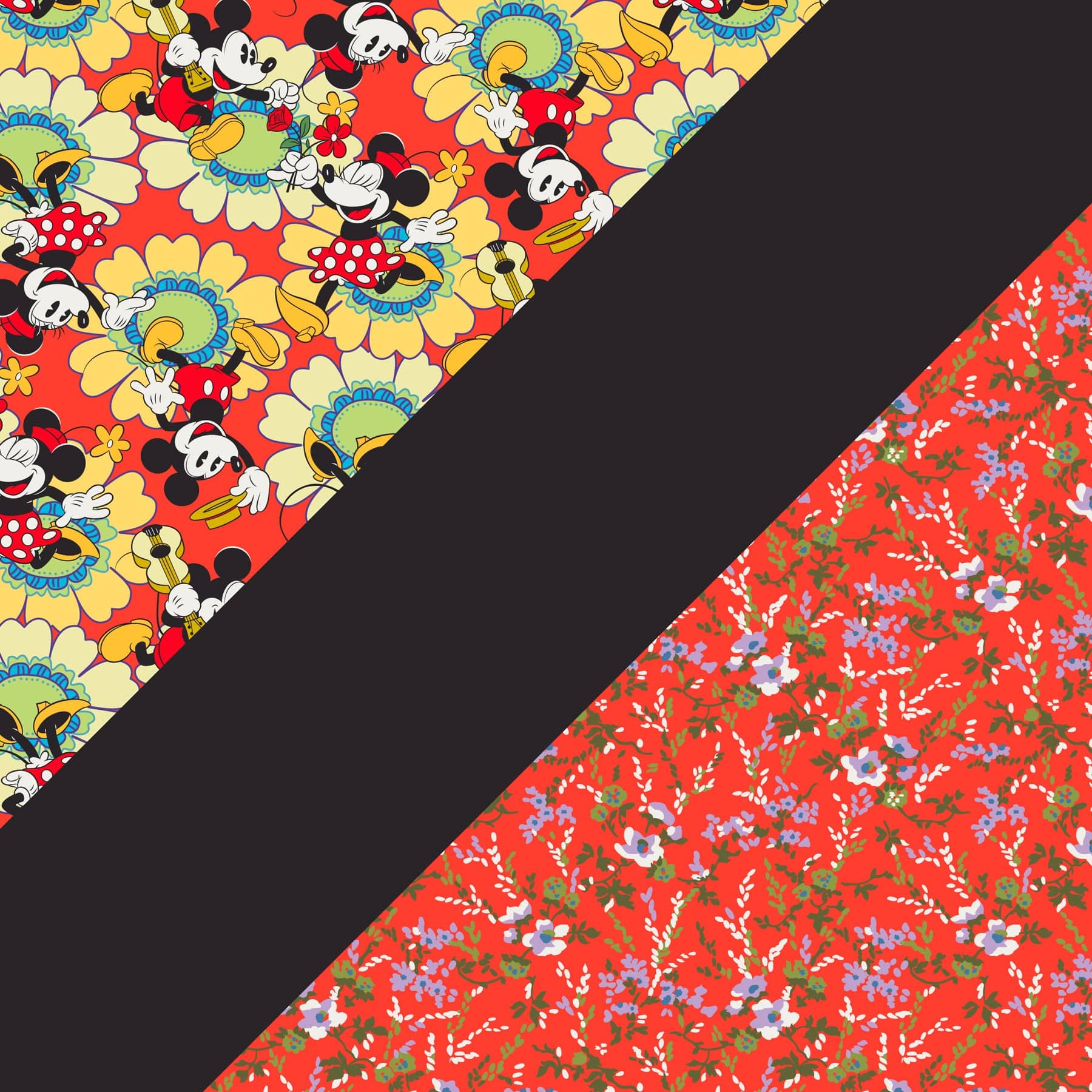 Disney Medium Cosmetic Mickey and minnie petal springs in Premium cotton - Image 3