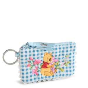 Disney Zip ID Case Winnie the pooh springtime gingham in Premium cotton