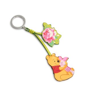 Disney Winnie the Pooh Bag Charm Winnie the pooh springtime in Faux leather
