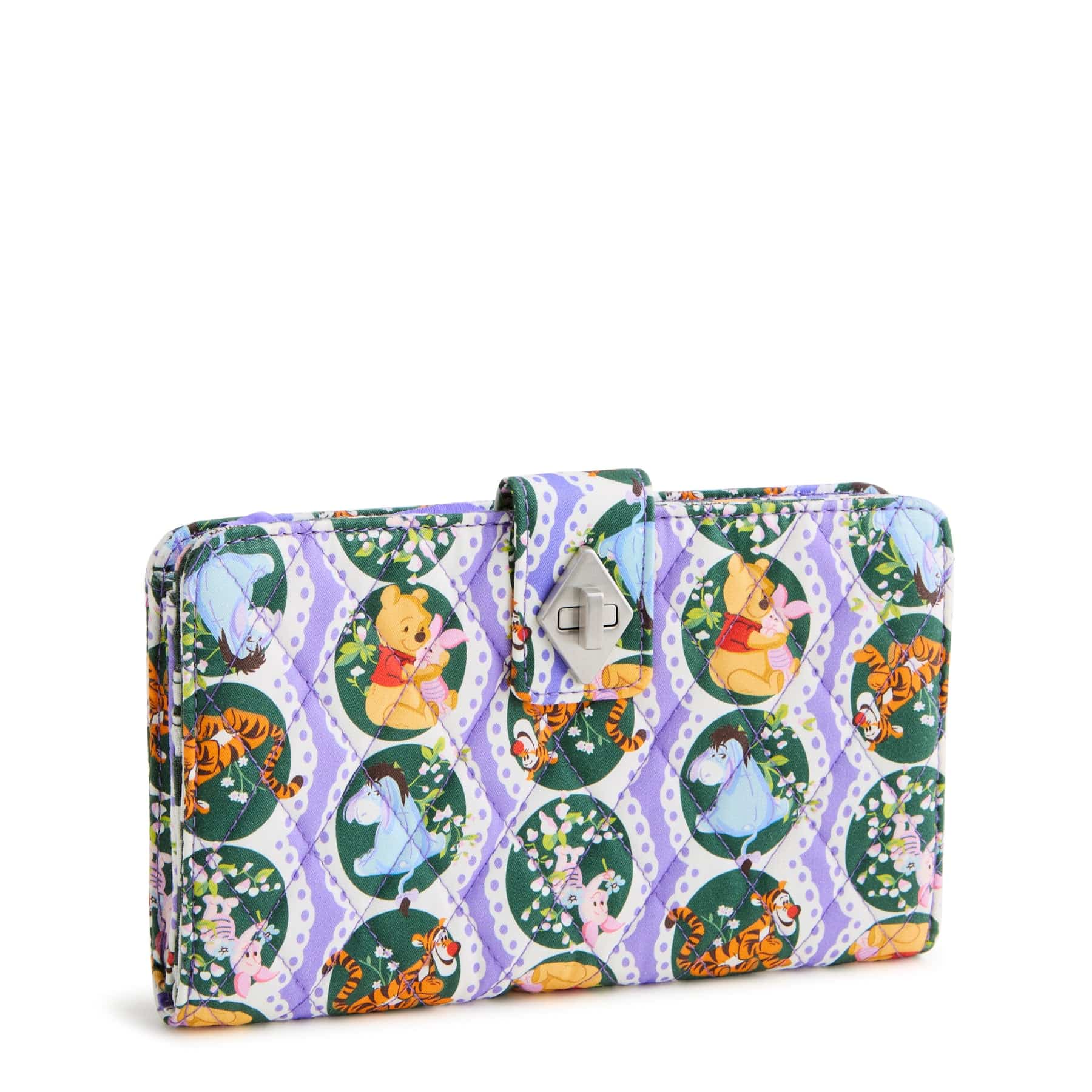 Disney Turnlock Wallet Winnie the pooh springtime eyelet in Premium cotton