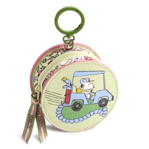Peanuts Zip Earbud Bag Charm Country club peanuts paisley in Premium cotton