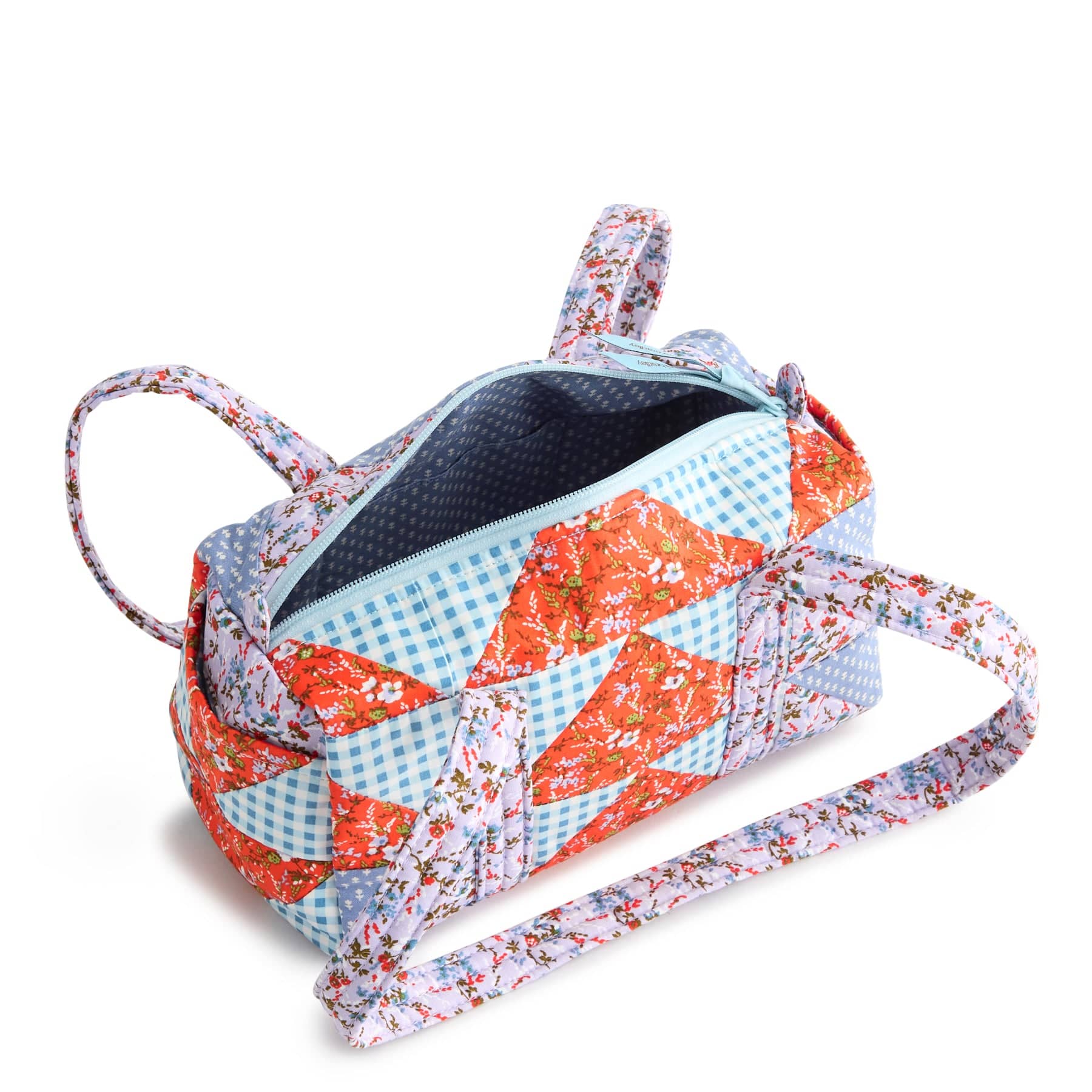 Original 100 Handbag Flying geese patchwork in Premium cotton - Image 4