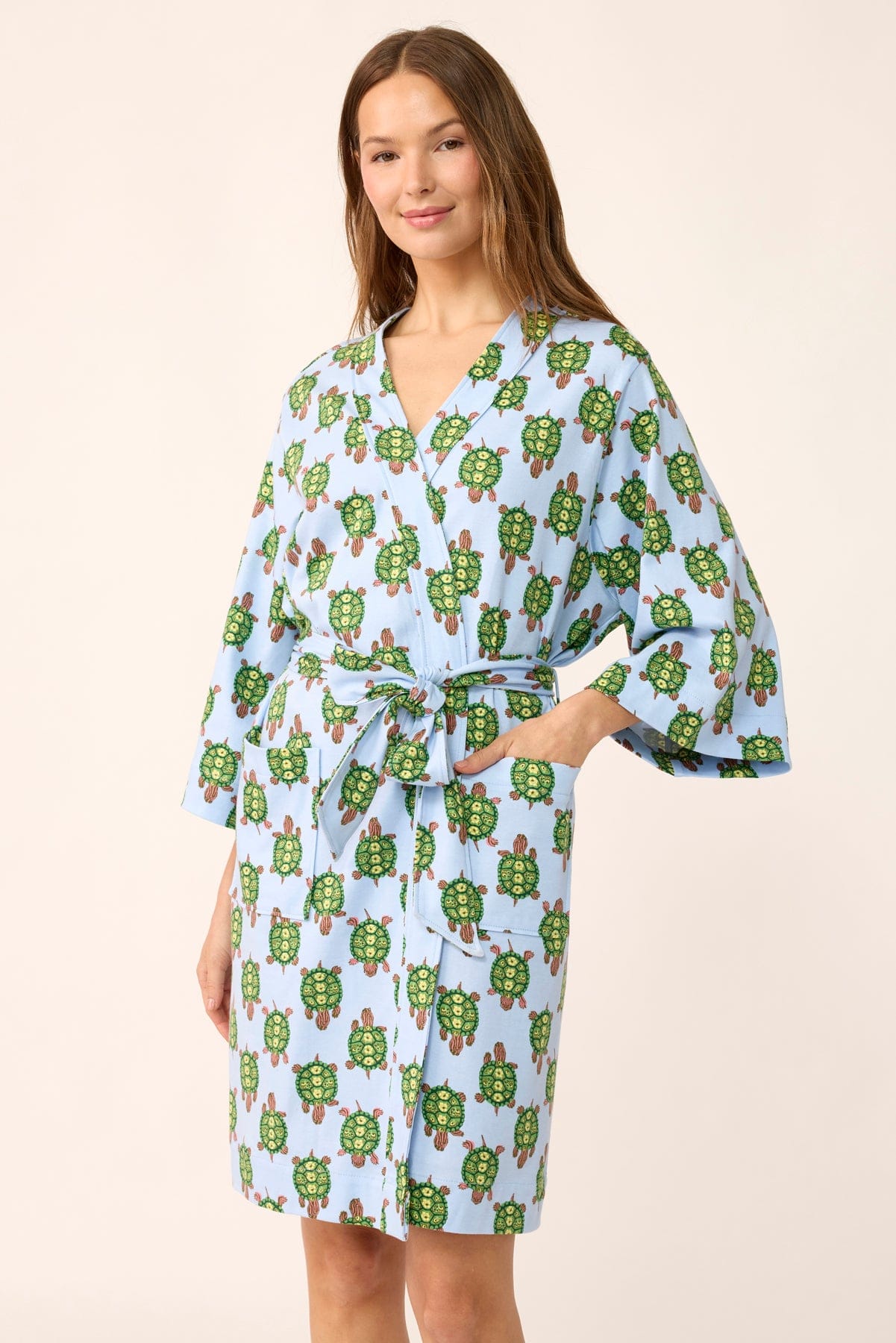 Knit Robe Slow dance in Cotton - Image 2