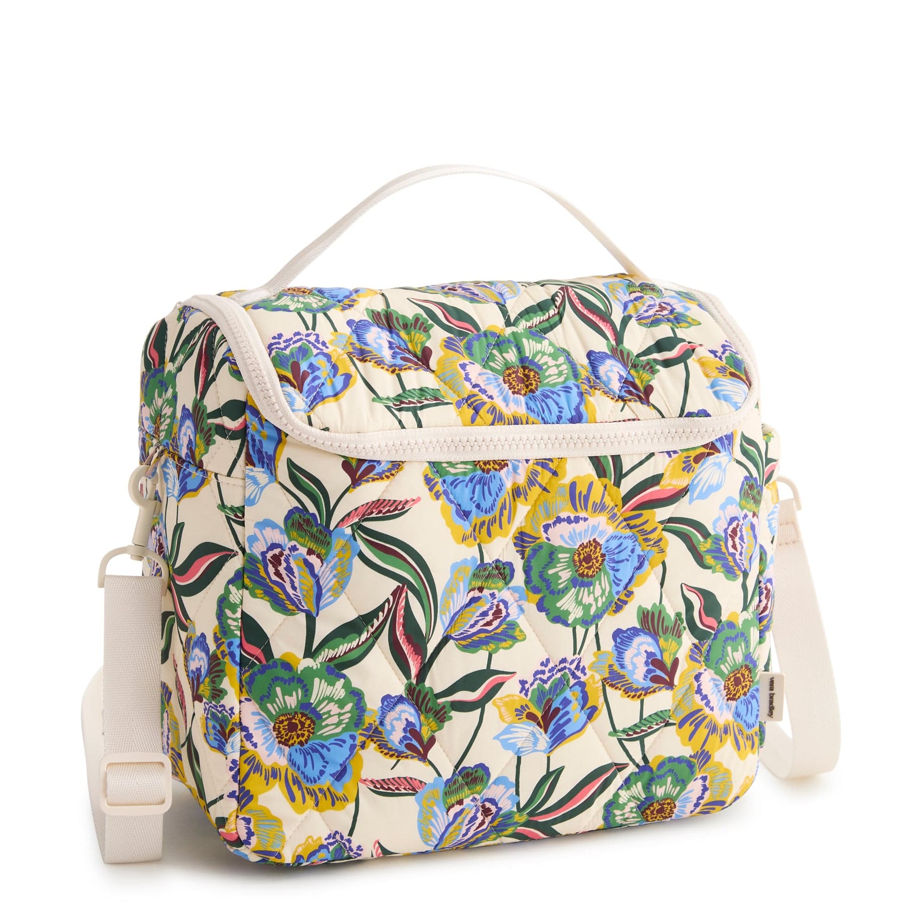 Lunch Crossbody Gardenia garden in Featherweight