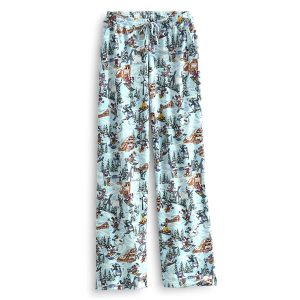 Disney Pajama Pants Ski weekend mickey and friends in Cotton