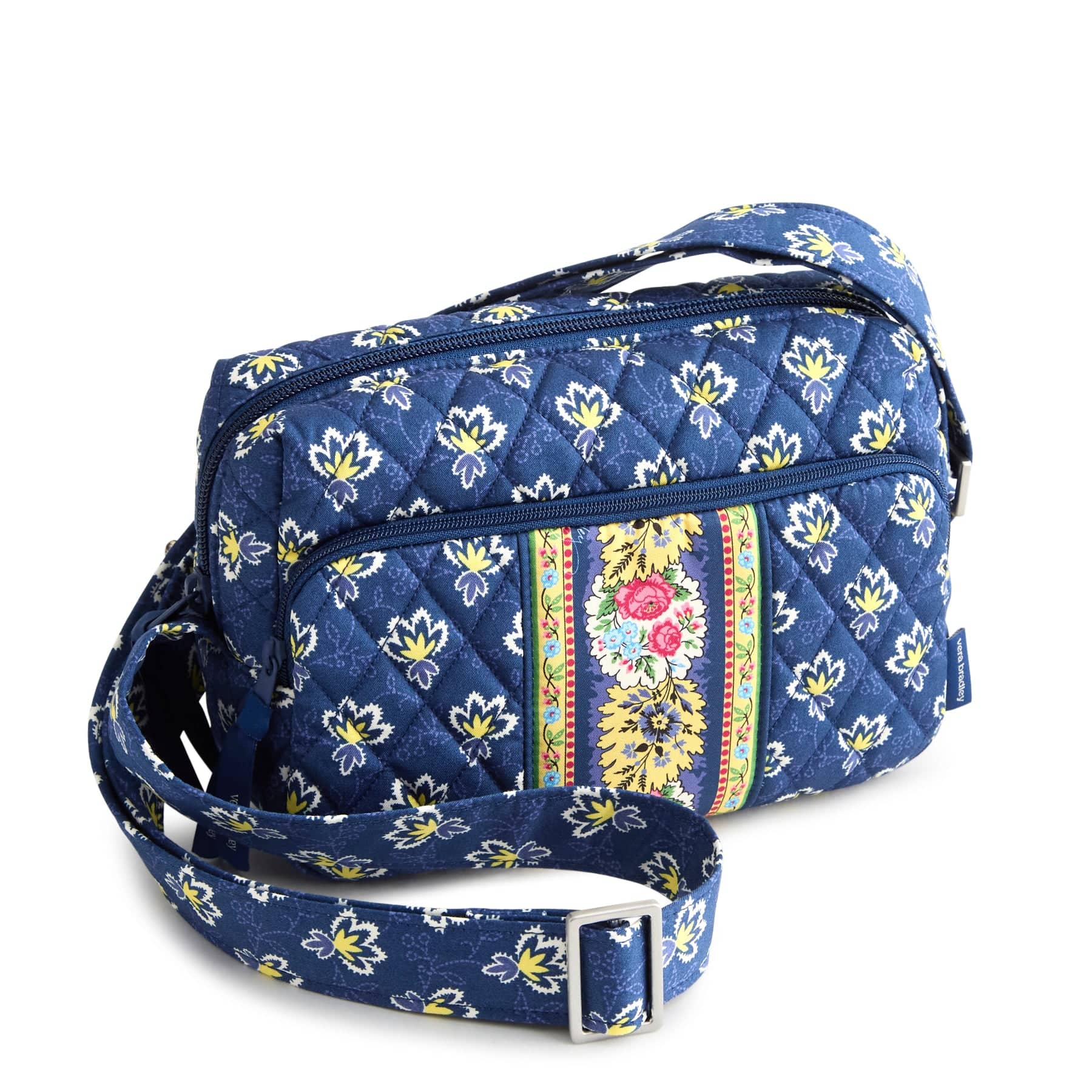 Becker Camera Bag Crossbody Maison blue in Premium cotton