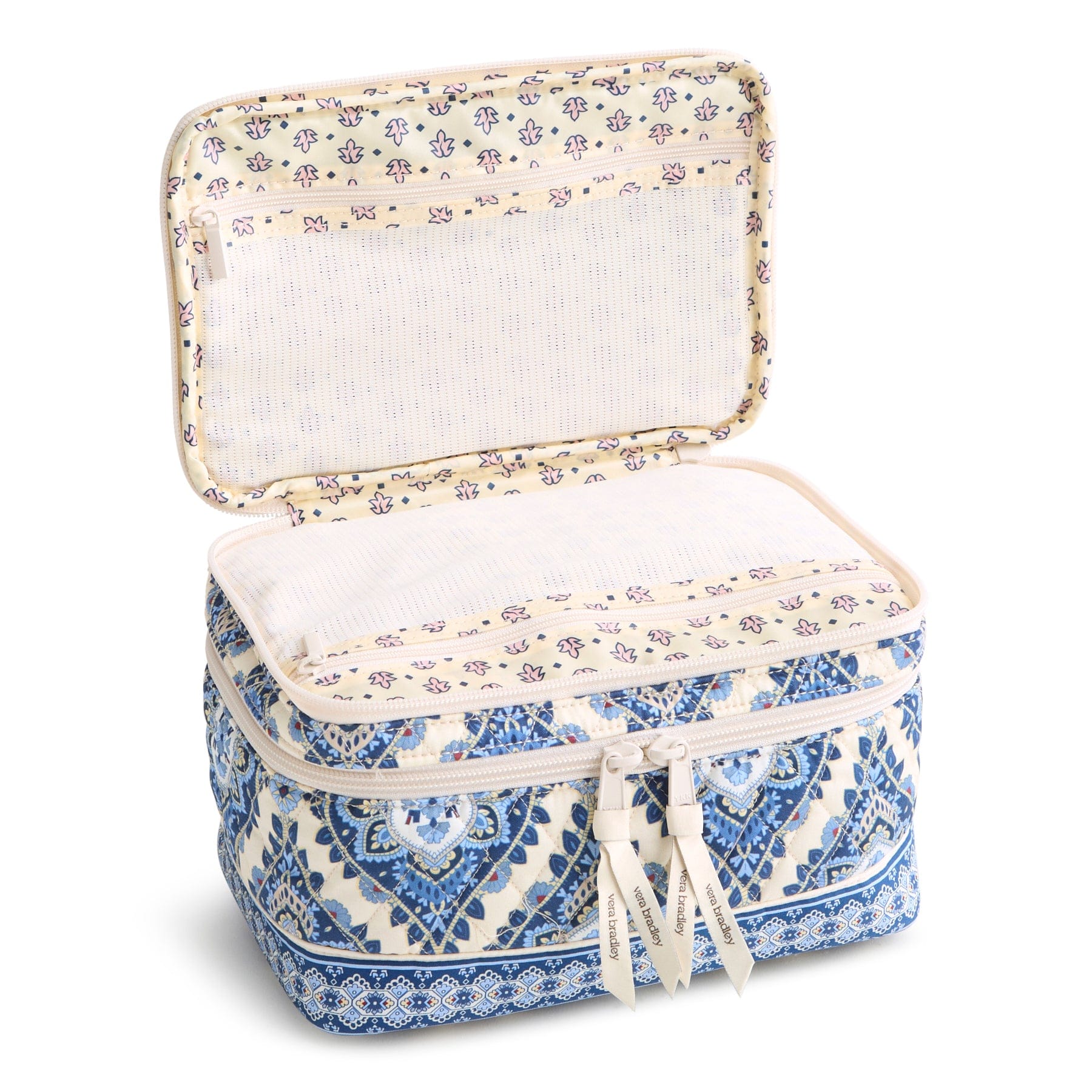 Brush Up Cosmetic Case Cambridge blues in Premium cotton - Image 2