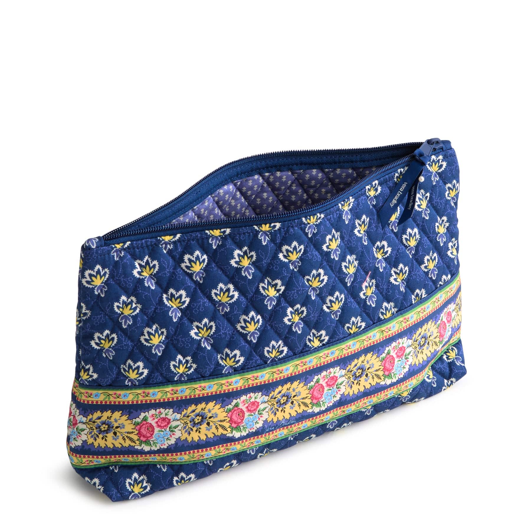 Large Pouch Maison blue in Premium cotton - Image 2