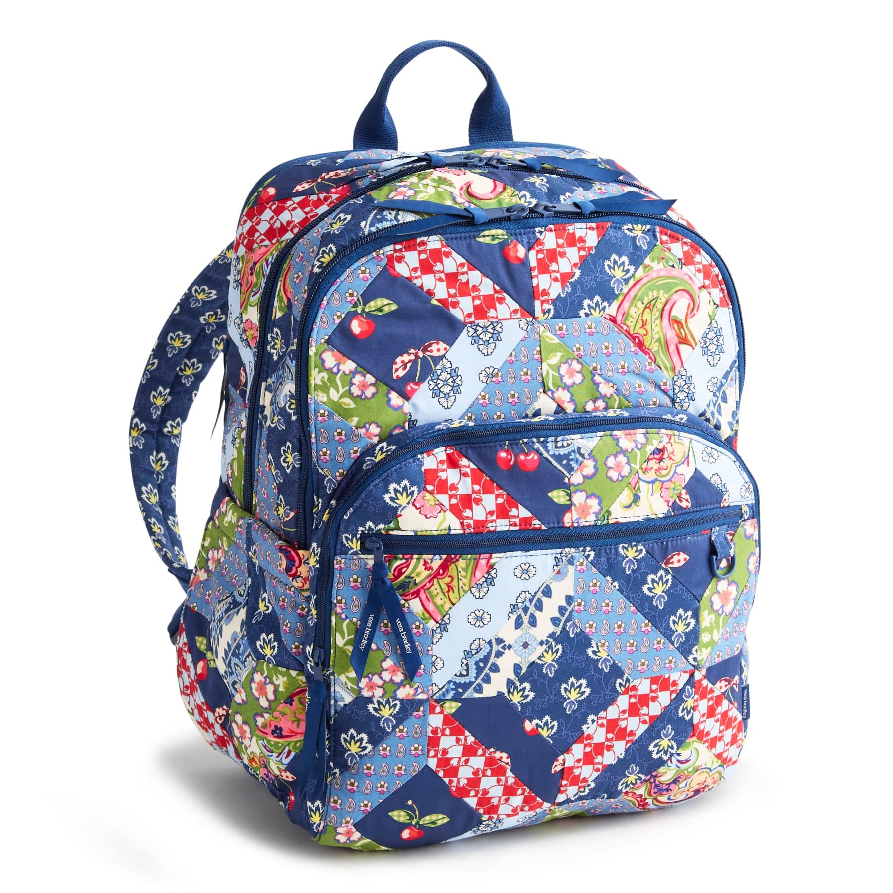 Large Bancroft Backpack Trellis patchwork in Premium cotton