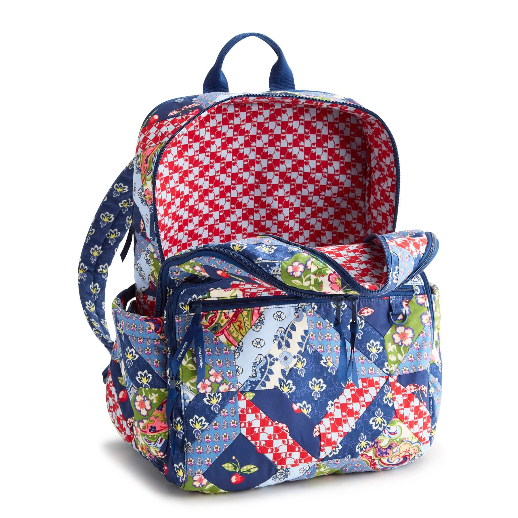 Large Bancroft Backpack Trellis patchwork in Premium cotton - Image 4