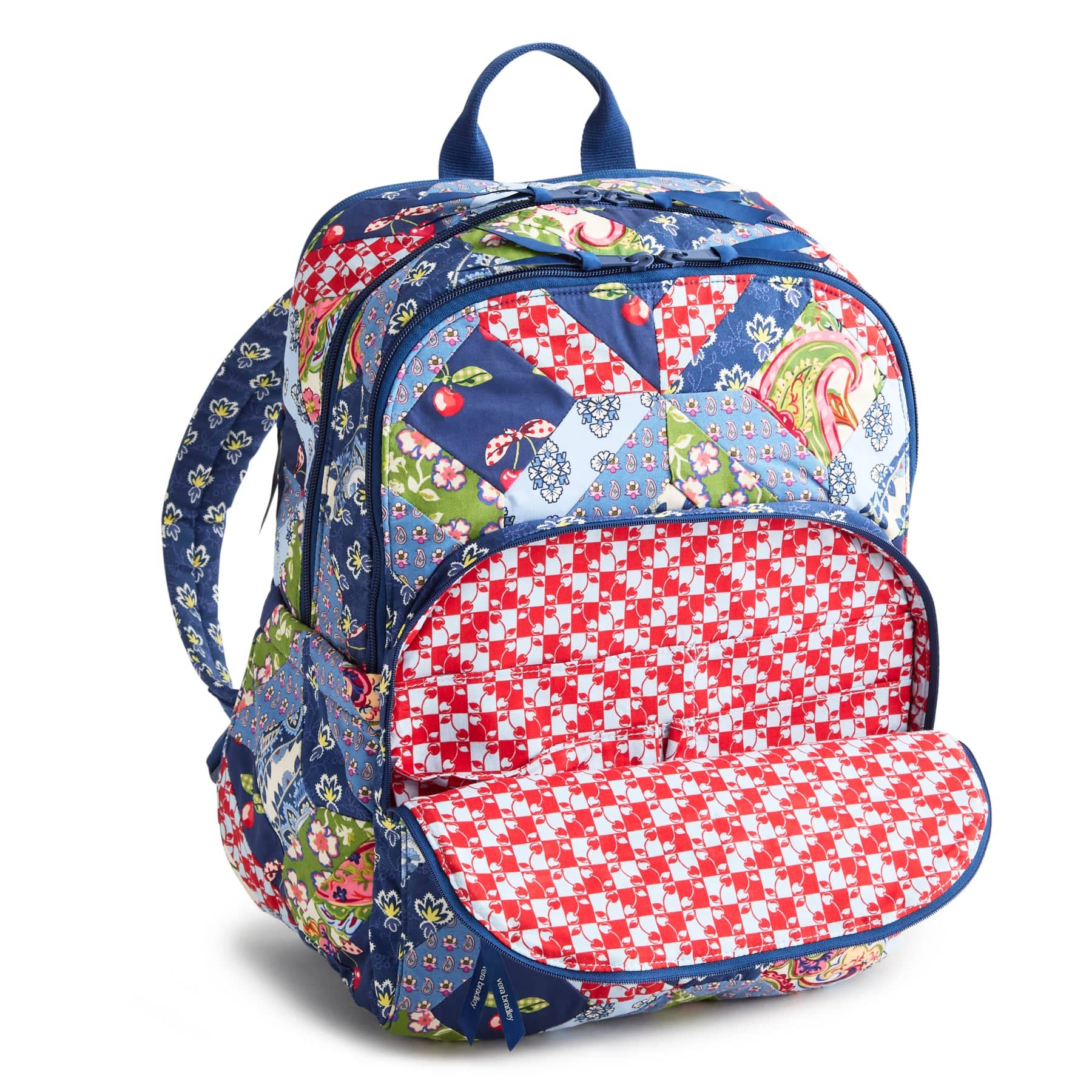Large Bancroft Backpack Trellis patchwork in Premium cotton - Image 5