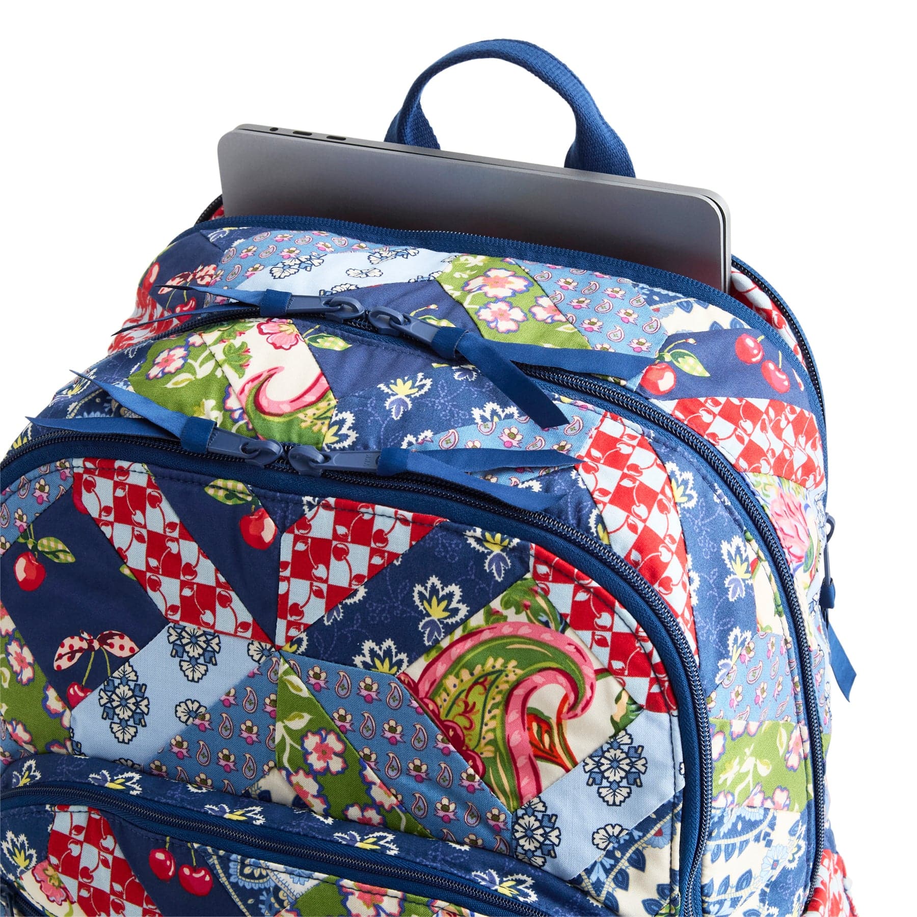 Large Bancroft Backpack Trellis patchwork in Premium cotton - Image 6