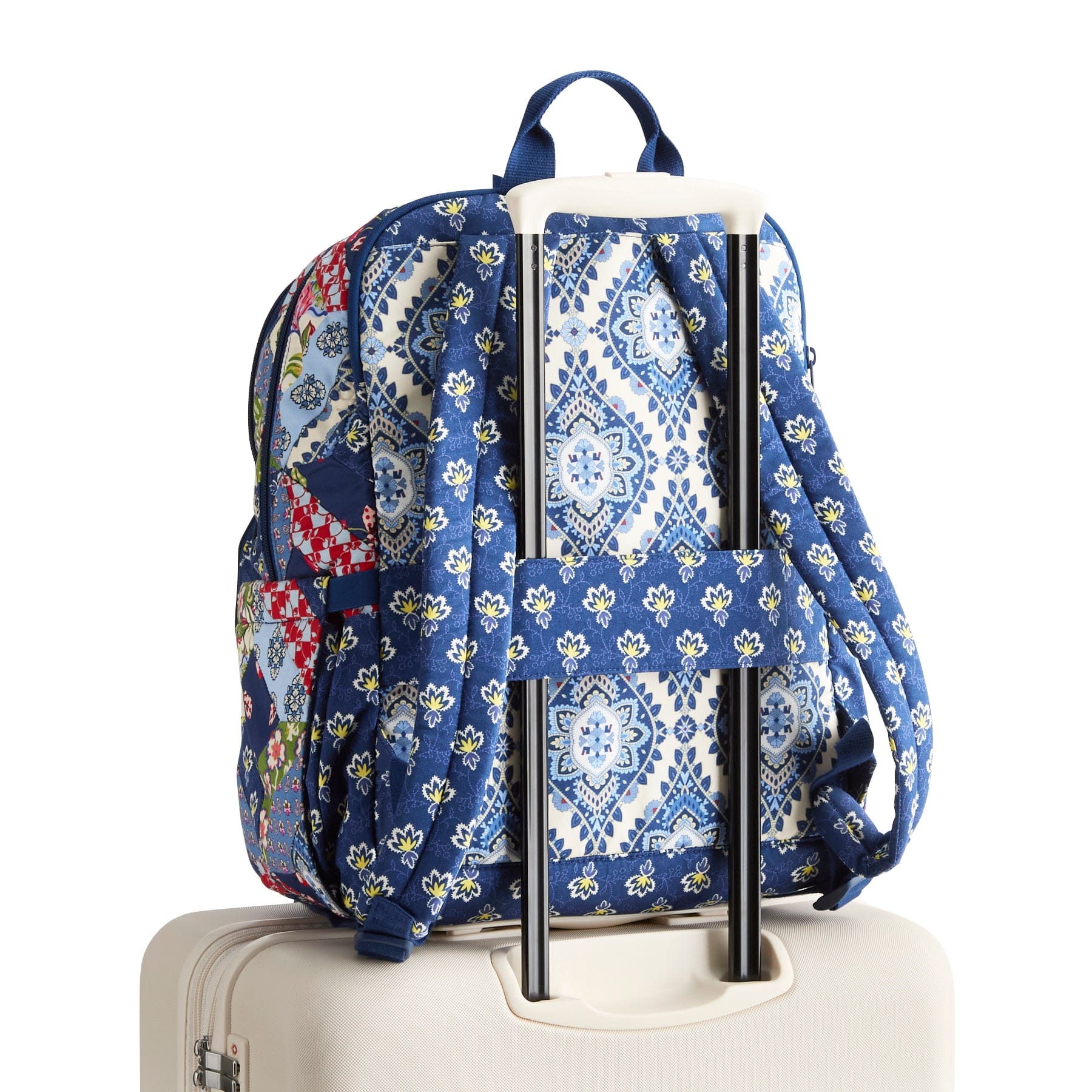 Large Bancroft Backpack Trellis patchwork in Premium cotton - Image 7