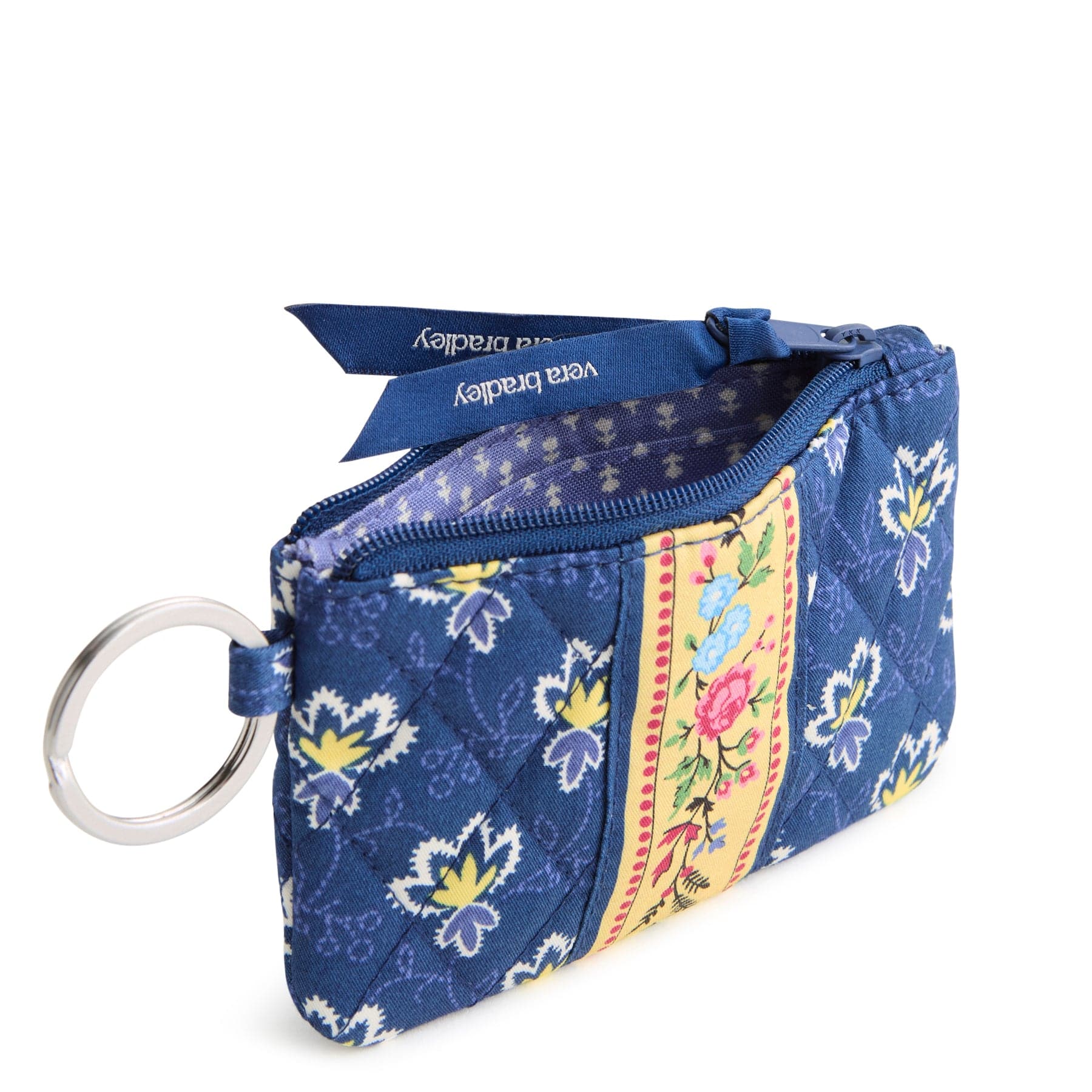 Zip ID Pouch w/Breakaway Lanyard Maison blue in Premium cotton - Image 2