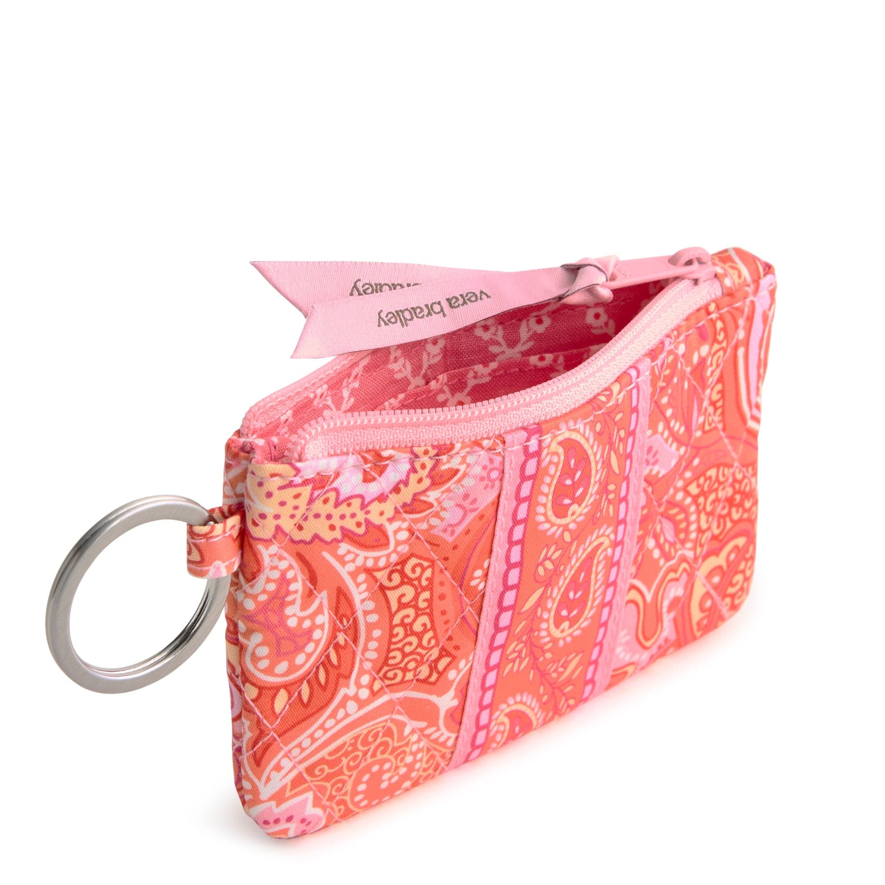 Zip ID Pouch w/Breakaway Lanyard Sherbet in Premium cotton - Image 2