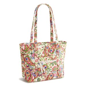 Small Original Vera Tote Vibrant paisley in Premium cotton