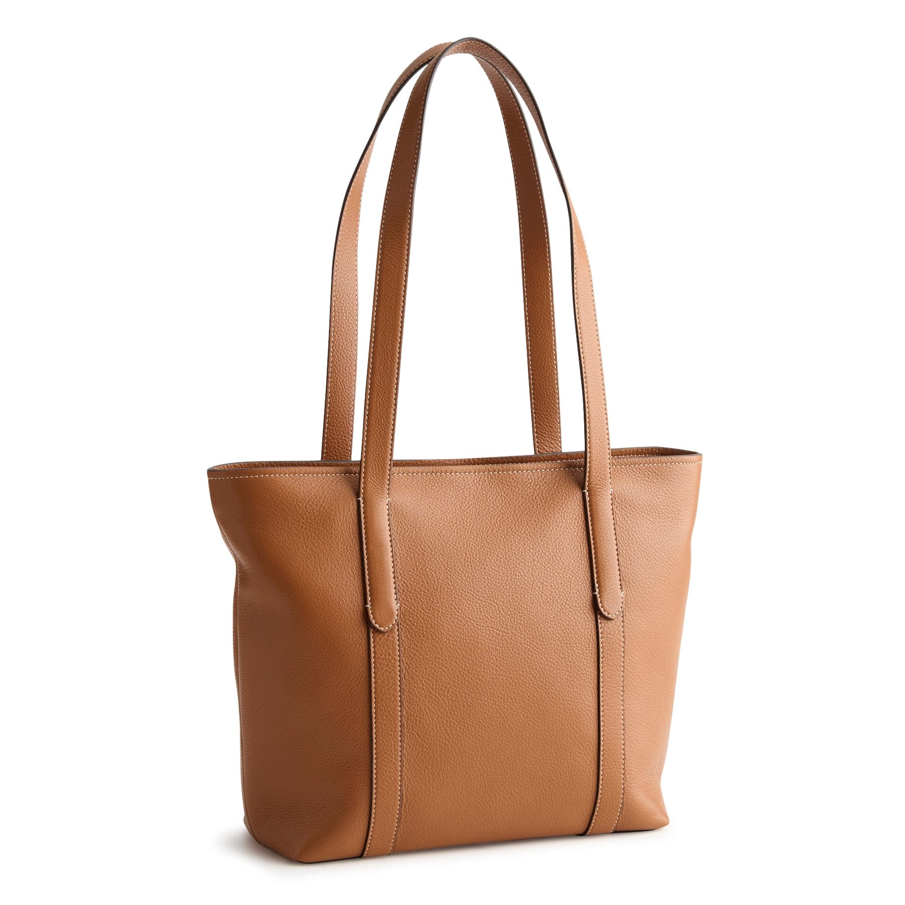 Small Original Vera Tote Roasted Pecan in Leather - Image 2