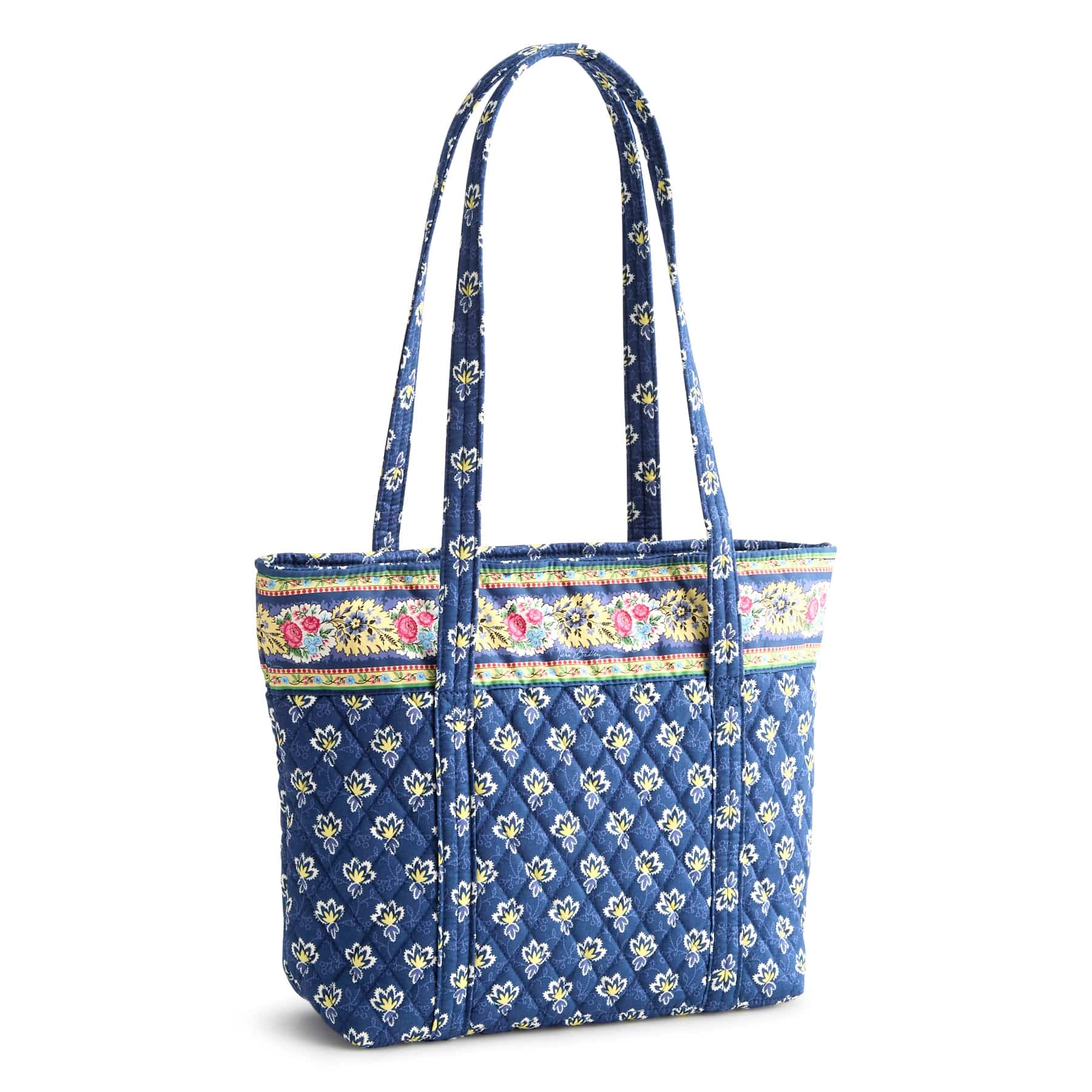 Small Original Vera Tote Maison blue in Premium cotton - Image 2