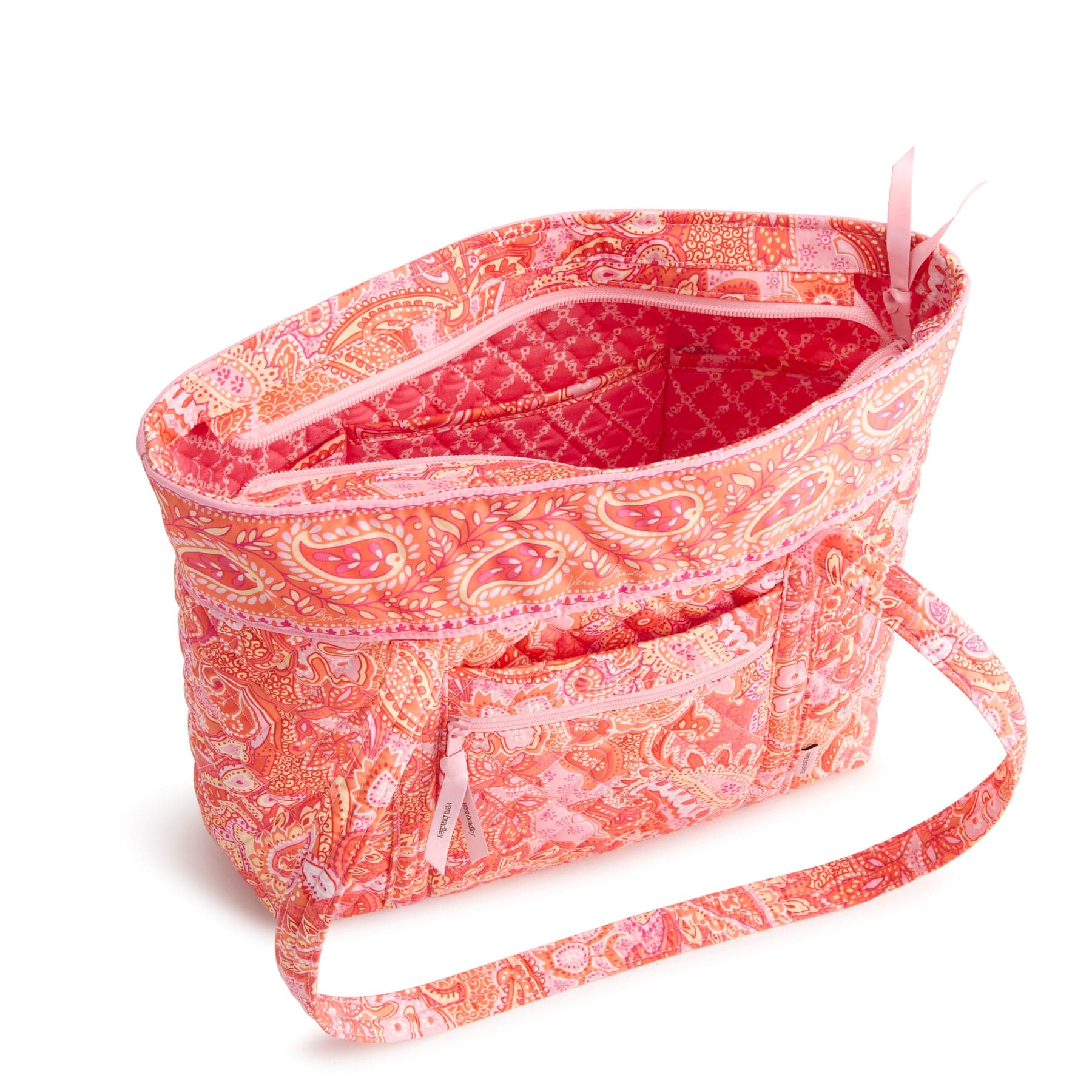 Small Original Vera Tote Sherbet in Premium cotton - Image 3