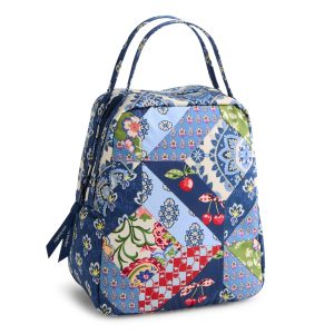 Lunch Bag Trellis patchwork in Premium cotton