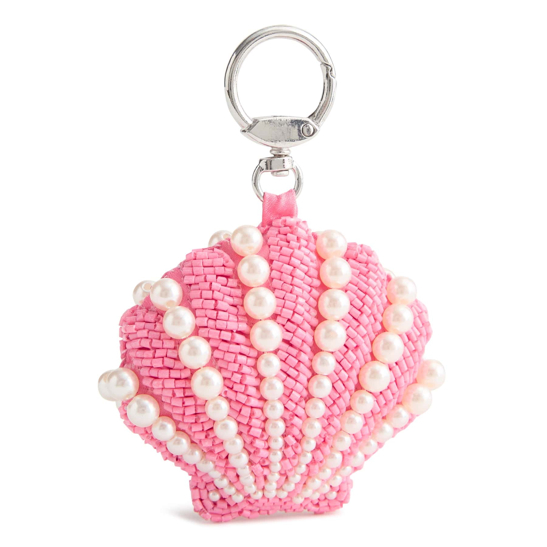 Beaded Shell Bag Charm Cottage shells in Beaded