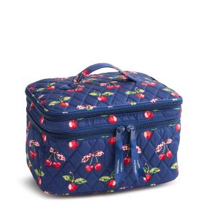 Brush Up Cosmetic Case Cherry picking in Premium cotton