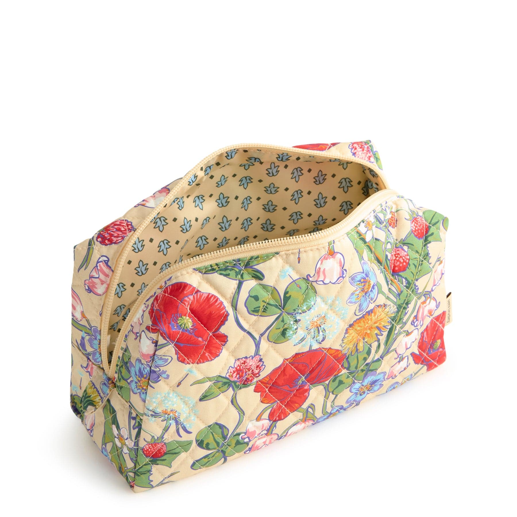 Medium Cosmetic Bag All the pretty wildflowers in Premium cotton - Image 2
