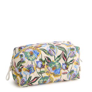 Large Cosmetic Bag Gardenia garden in Featherweight