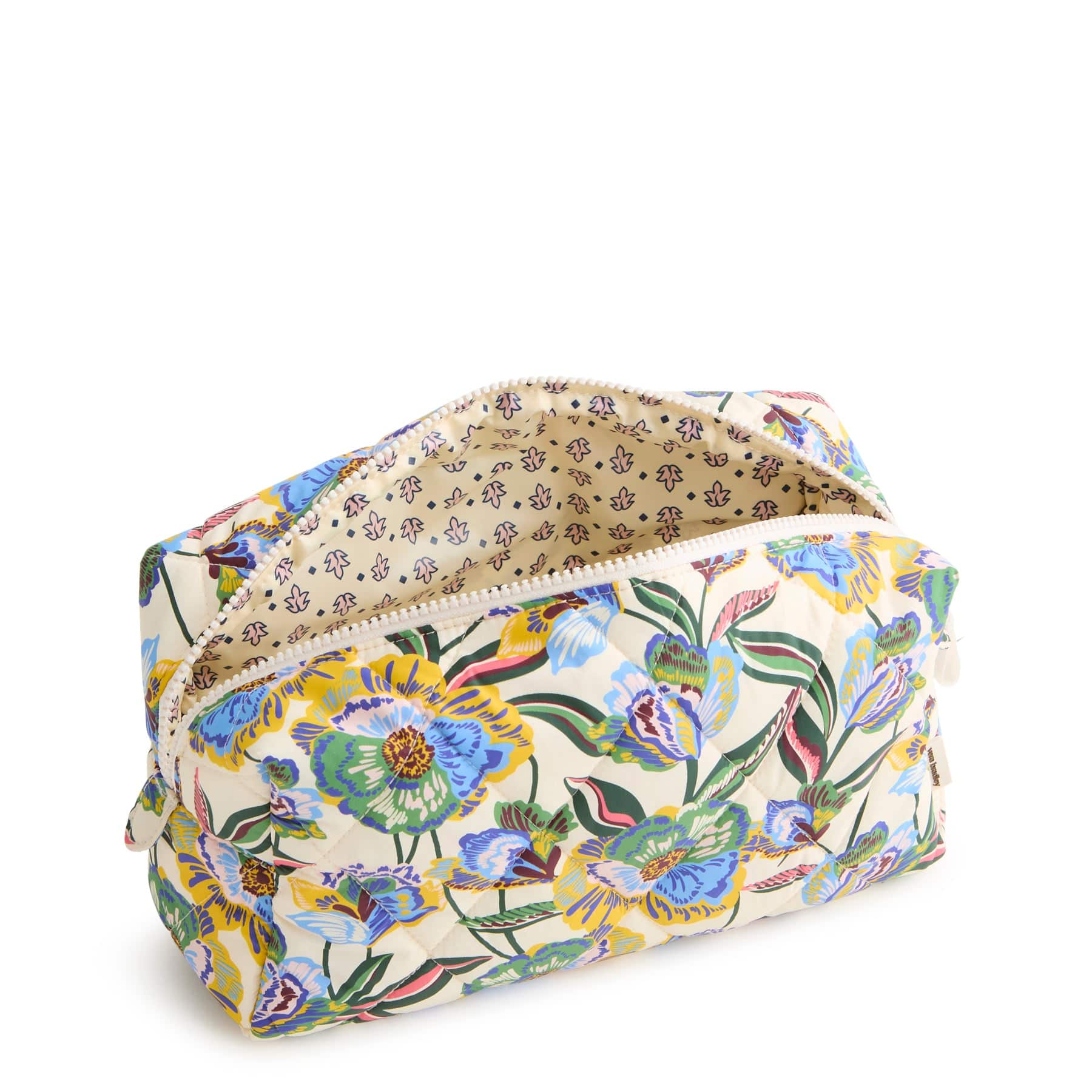 Large Cosmetic Bag Gardenia garden in Featherweight - Image 2