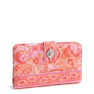 Turnlock Wallet Sherbet in Premium cotton