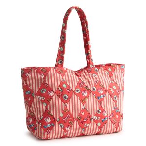 Hathaway Tote Bag Diamond patchwork somethin' sweet in Premium cotton